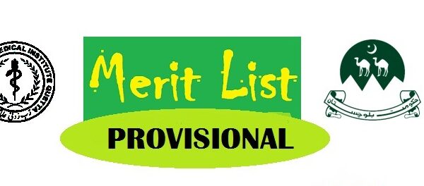 Provisional Merit List