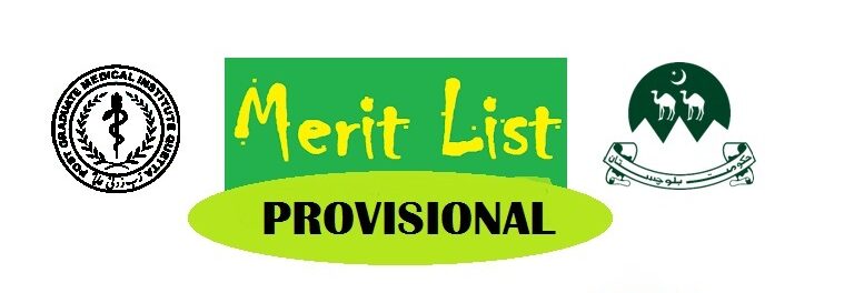 Provisional Merit List